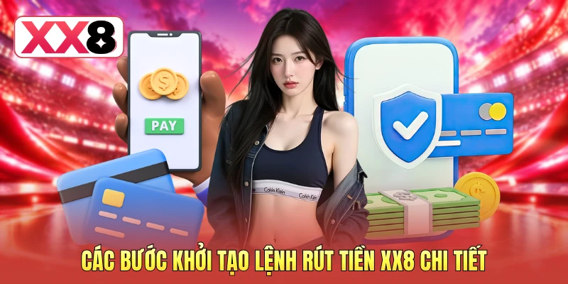 Các bước khởi tạo lệnh rút tiền XX8 chi tiết Các bước khởi tạo lệnh rút tiền XX8 chi tiết