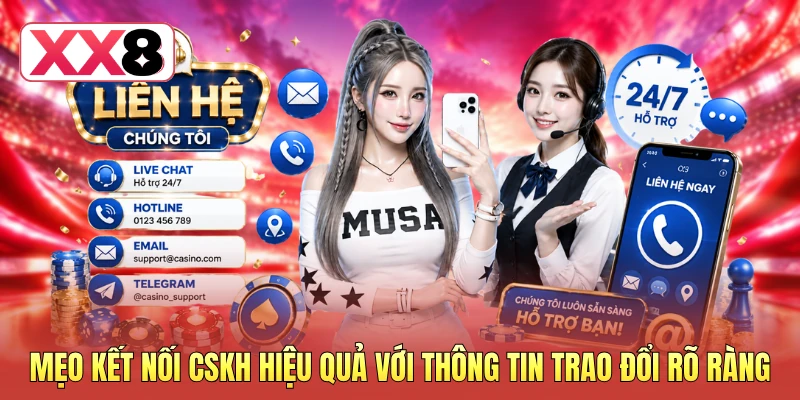 Mẹo kết nối CSKH hiệu quả với thông tin trao đổi rõ ràng Mẹo kết nối CSKH hiệu quả với thông tin trao đổi rõ ràng