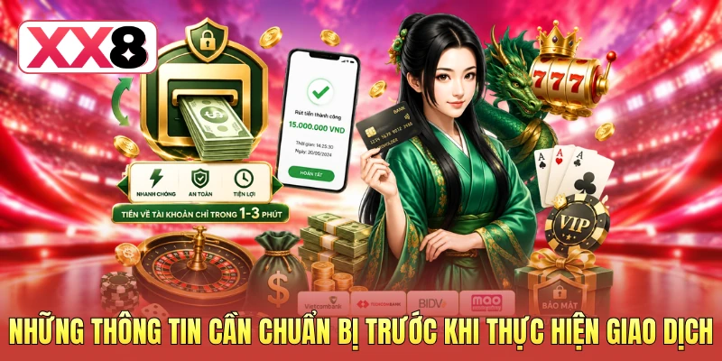 Những thông tin cần chuẩn bị trước khi thực hiện giao dịch Những thông tin cần chuẩn bị trước khi thực hiện giao dịch