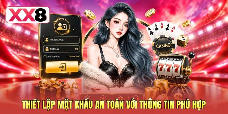 Đăng Ký XX8 - Hoàn Tất Thủ Tục Tham Gia Nhanh Chóng 4 Thiết lập mật khẩu an toàn với thông tin phù hợp
